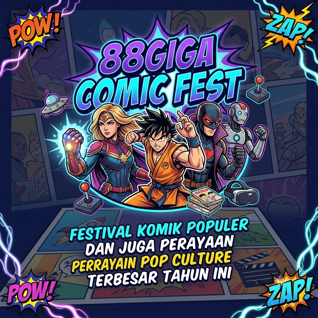 88Giga Comic Fest Key Artwork Visual Panel 1